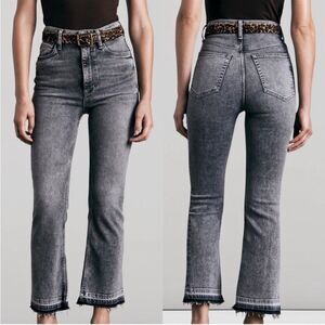 Rag & Bone High Rise Ankle Flare Jeans in Harley Wash 23